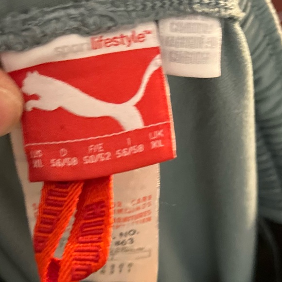 PUMA SportLifestyles Aqua Green Track/Sweatpants X Size : XL - Picture 4 of 4